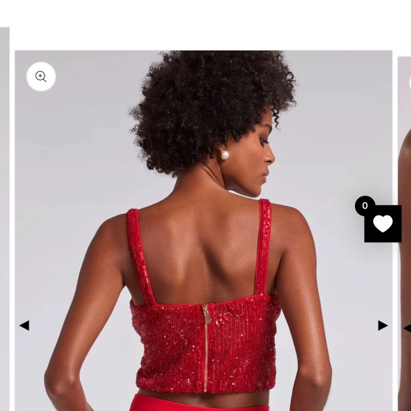 Generation Love Estella Red Sequin Tank Top - Picture 2 of 9